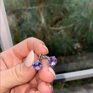 lilac earring/Sabika/Great for spring